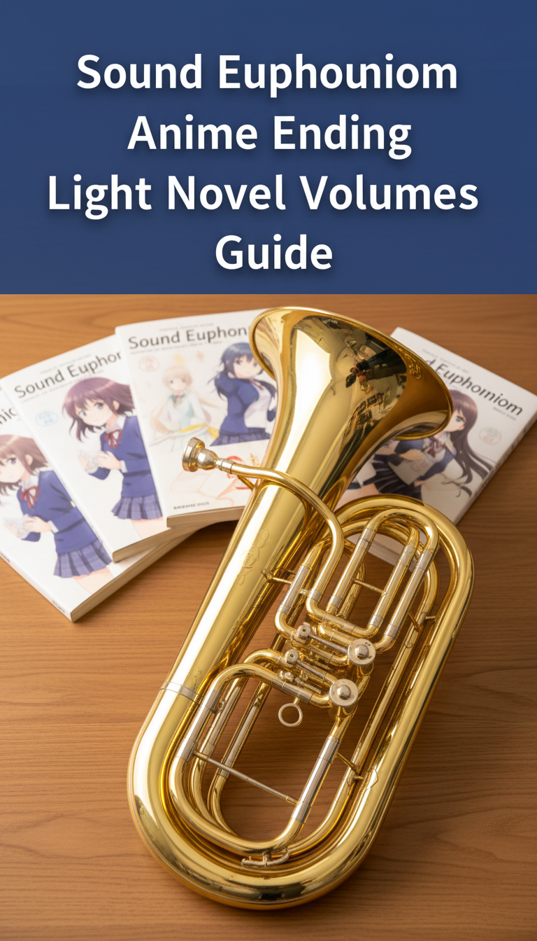 where does the sound euphonium anime end in the light novels