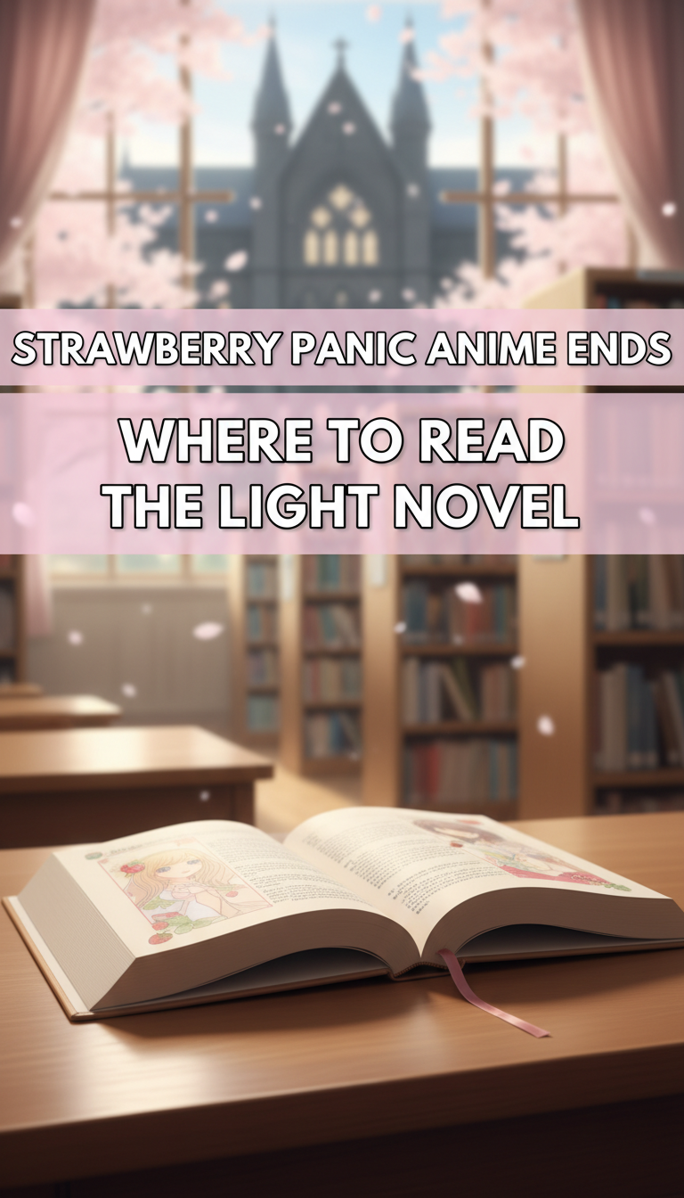 where does the strawberry panic anime end in the light novel