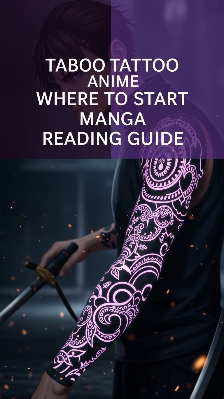 where does the taboo tattoo anime end in the manga