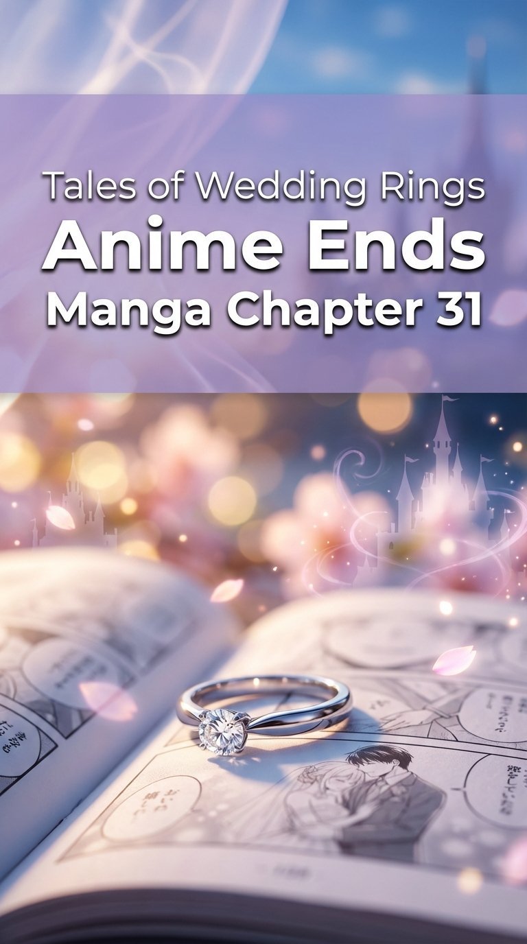where does the tales of wedding rings anime end in the manga