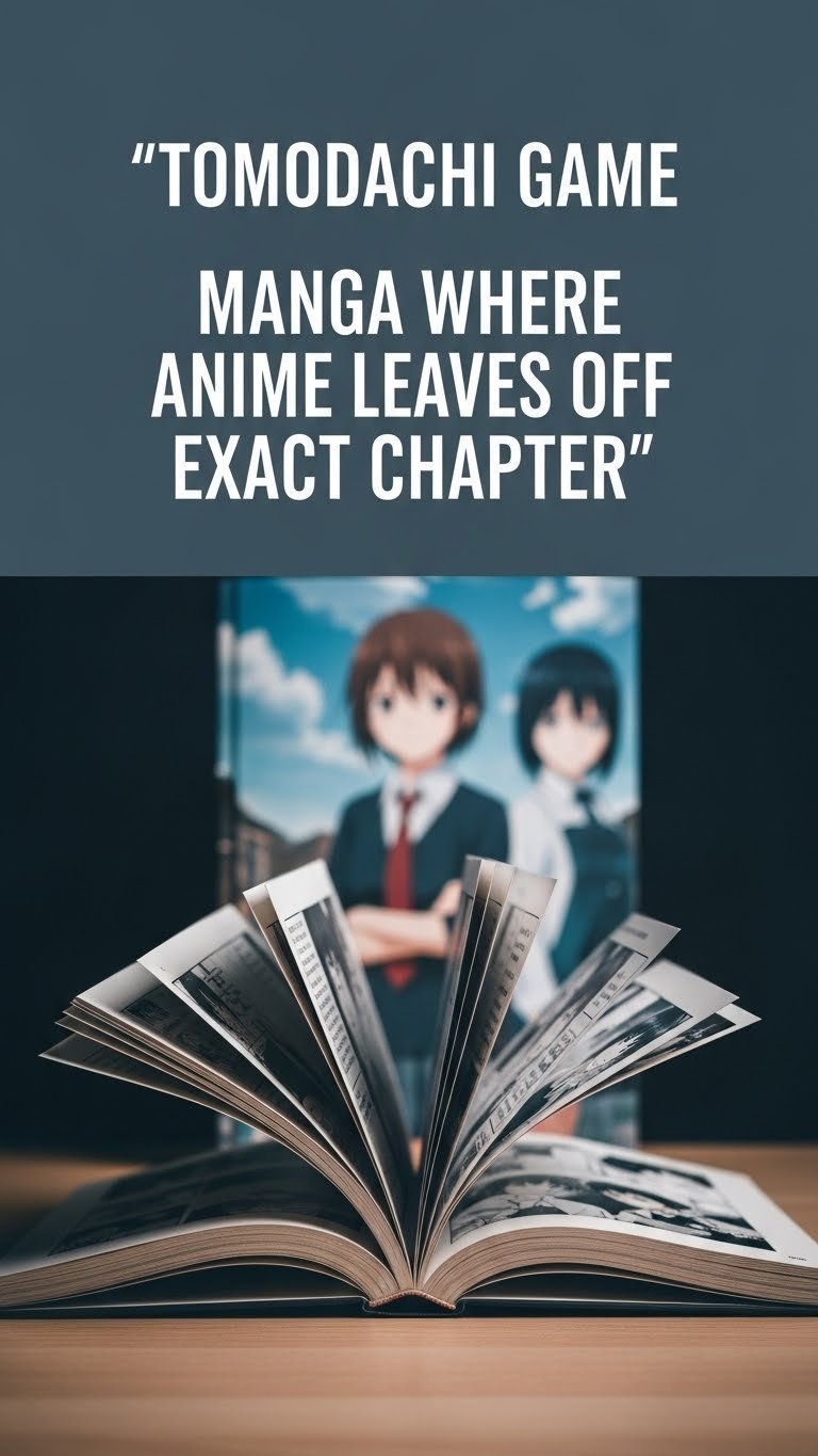 where does the tomodachi game anime leave off in the manga