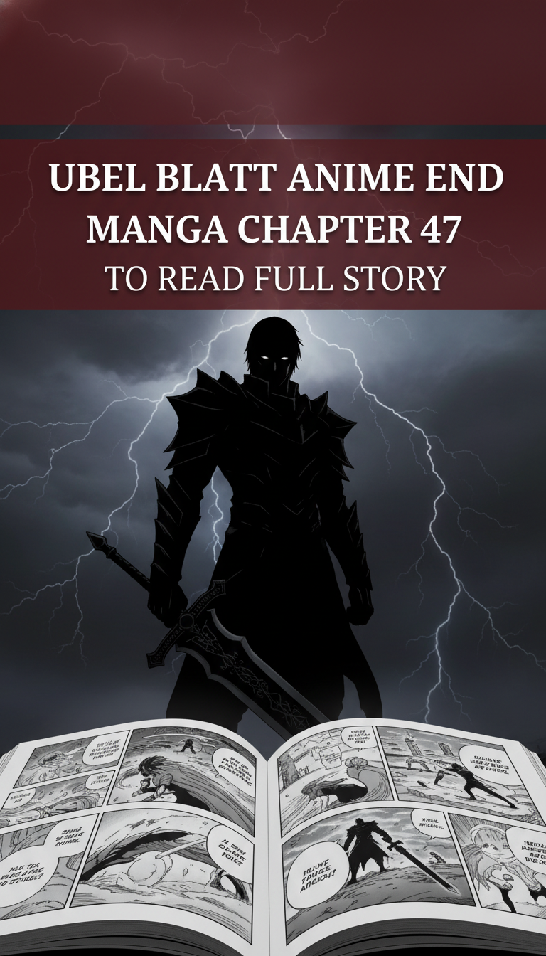 where does the ubel blatt anime end in the manga