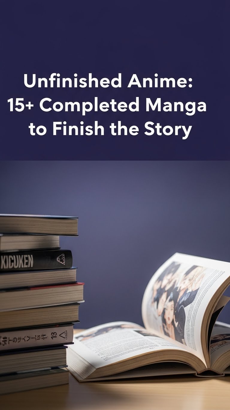 unfinished anime adaptations of completed manga