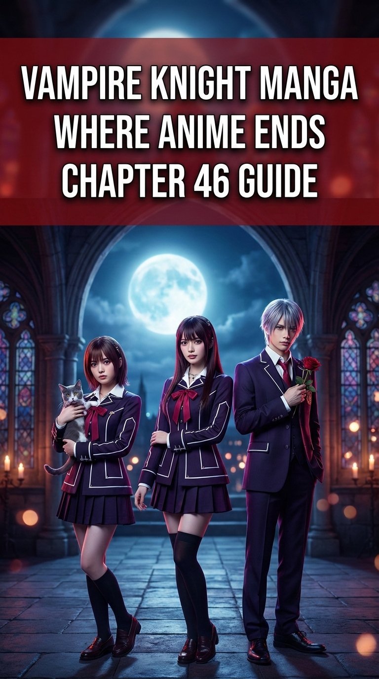 where does the vampire knight anime end in the manga