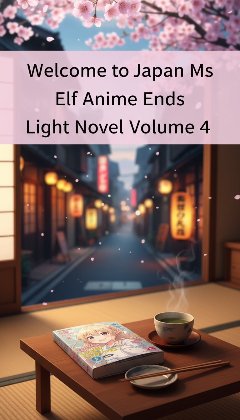 where does the welcome to japan ms elf anime end in the light novel