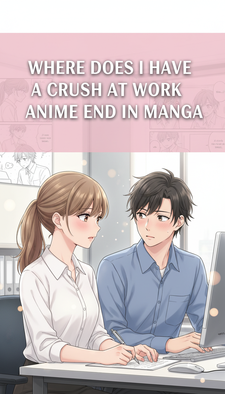 where does the i have a crush at work anime end in the manga