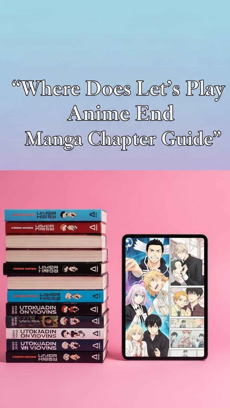 where does the lets play anime end in the manga