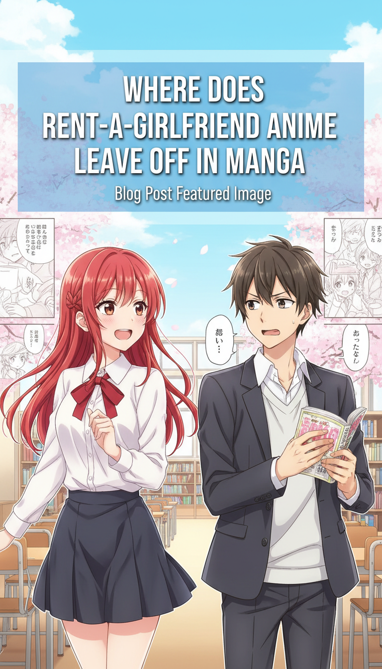 where does the rent a girlfriend anime leave off in the manga