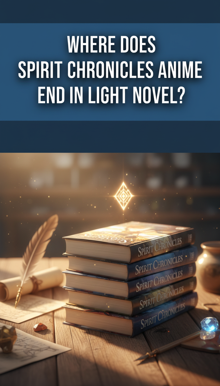 where does the spirit chronicles anime end in the light novel