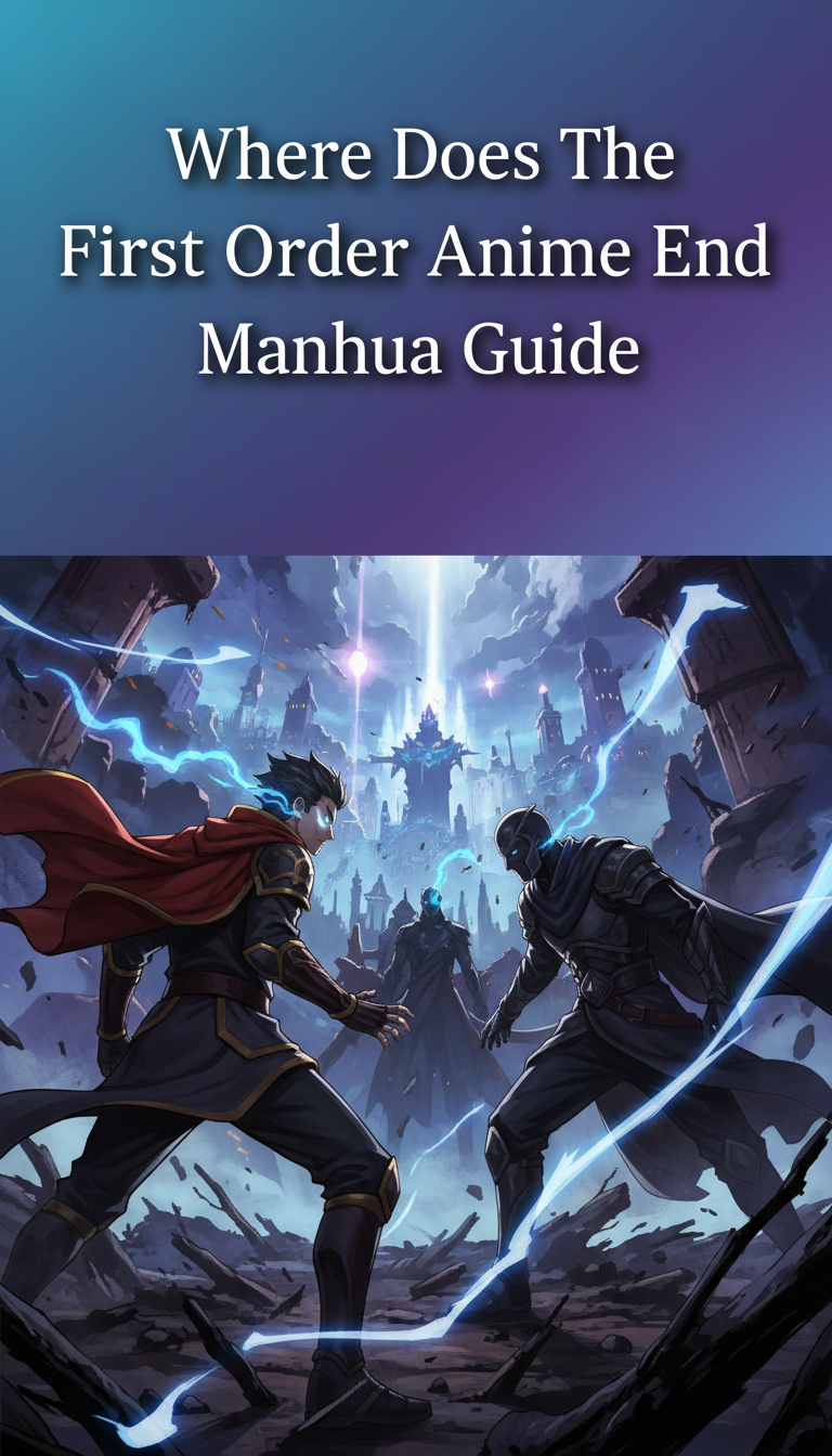 where does the first order diyi xulie anime end in the manhua