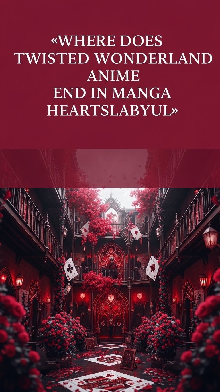 where does the disney twisted wonderland anime end in the manga