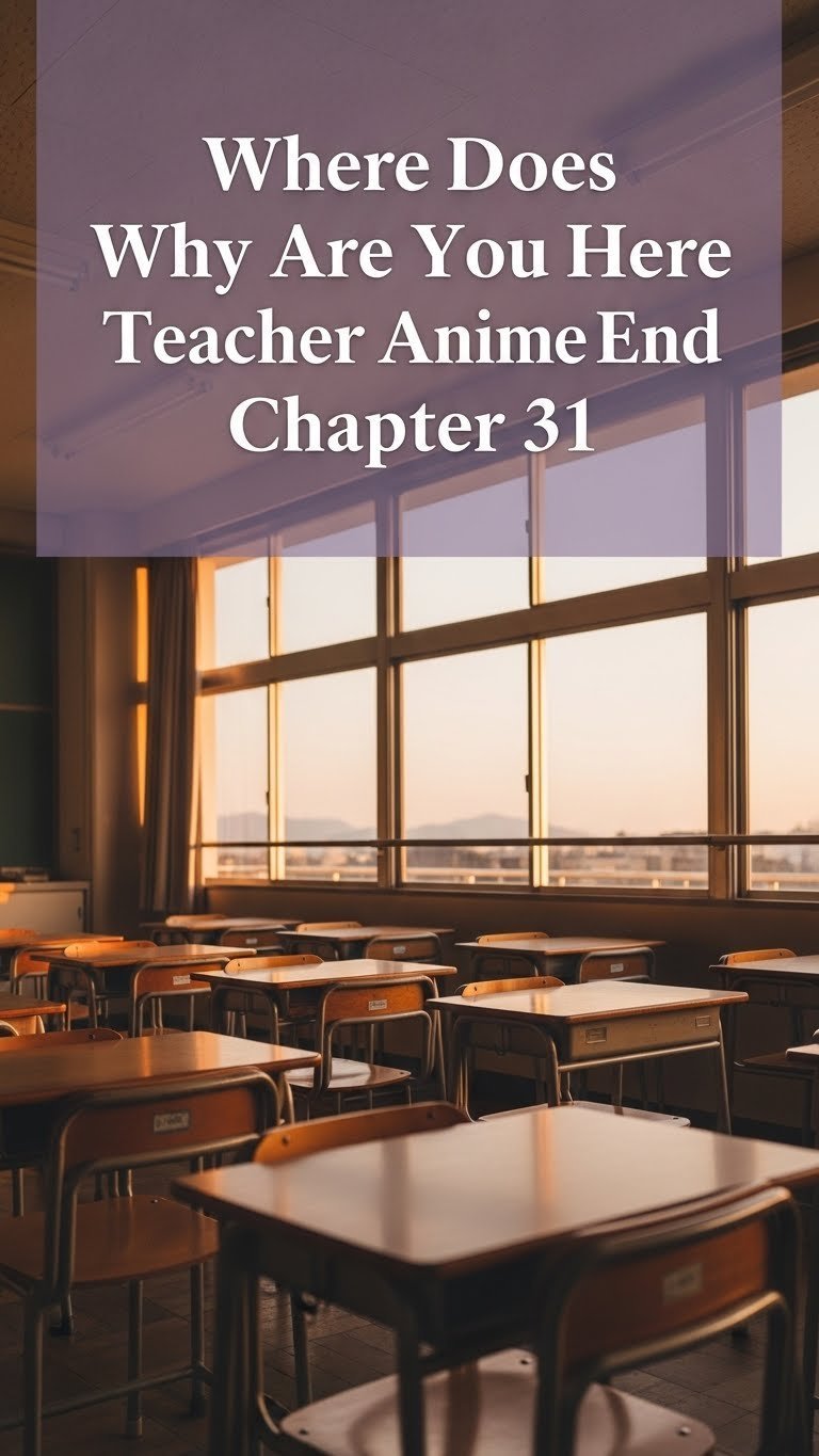 where does the why are you here sensei anime end in the manga