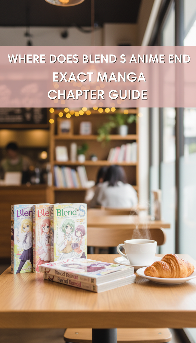 where does the blend s anime end in the manga