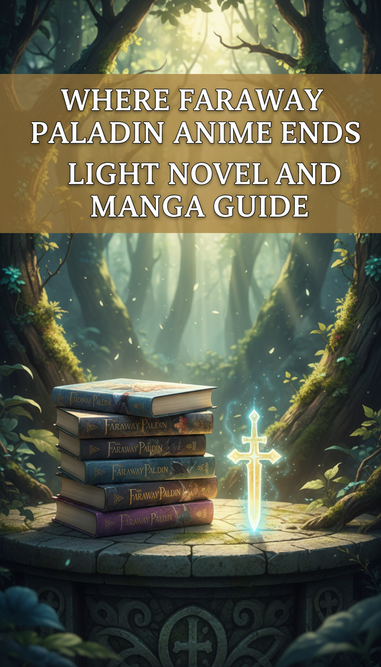 where does the faraway paladin anime leave off in the light novel