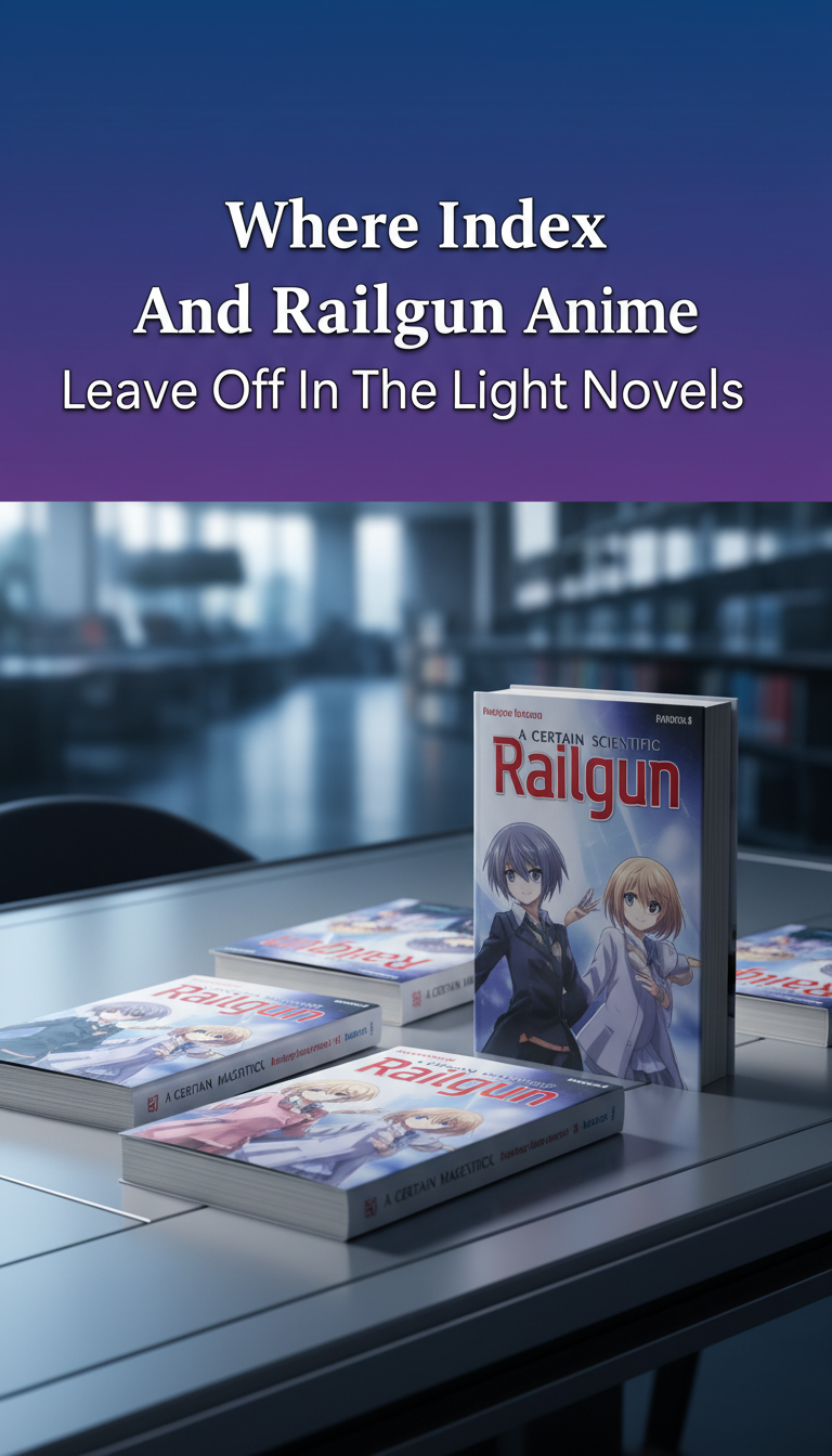 where does a certain magical index a certain scientific railgun anime leave off in the light novels