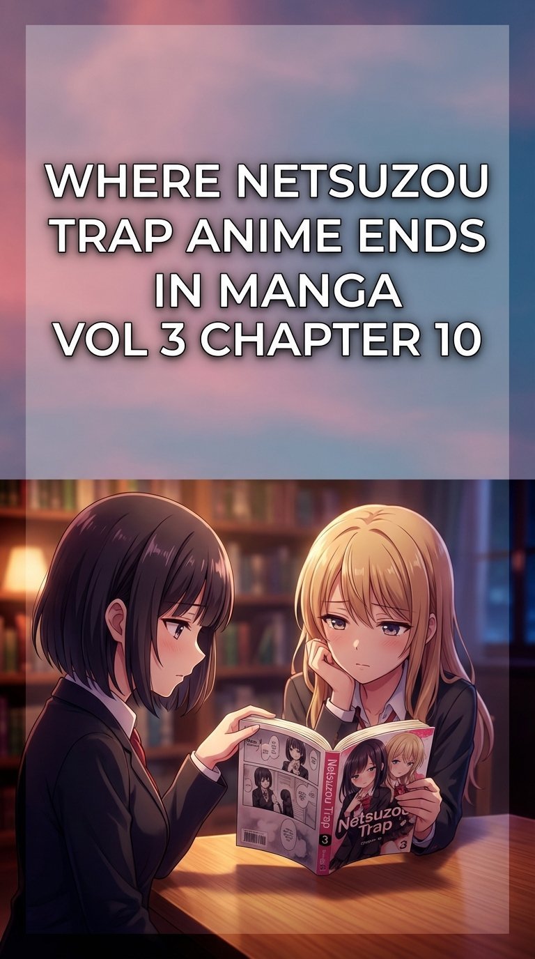 where does the netsuzou trap anime end in the manga
