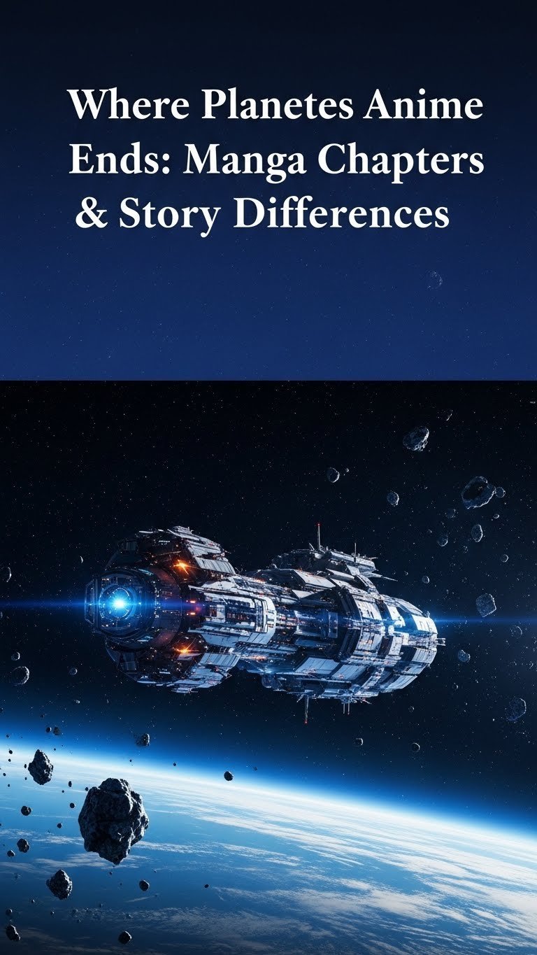 where does the planetes anime end in the manga