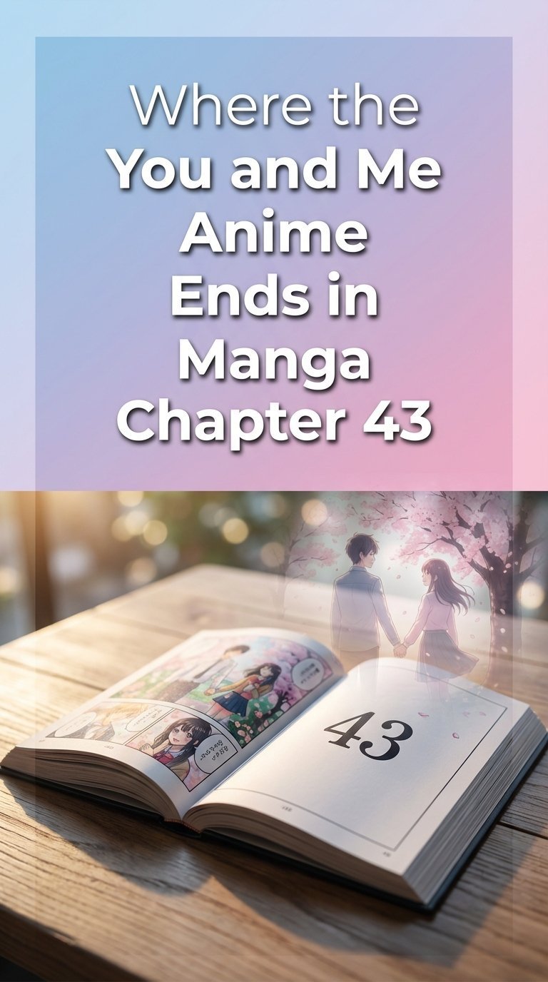 where does the you and me anime end in the manga