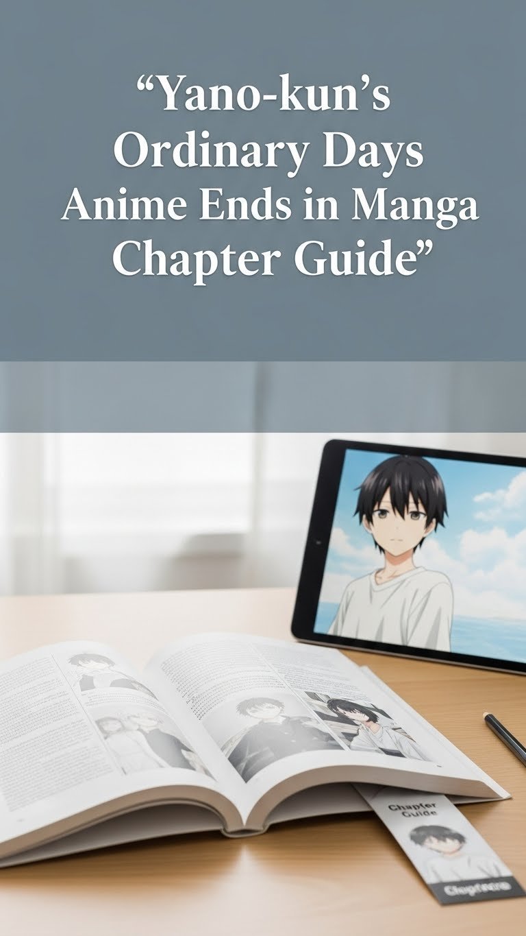 where does the yano kuns ordinary days anime end in the manga