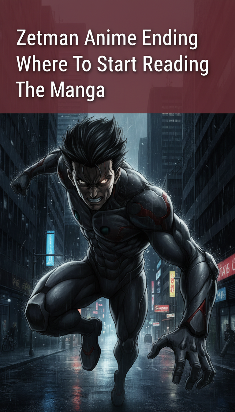 where does the zetman anime end in the manga